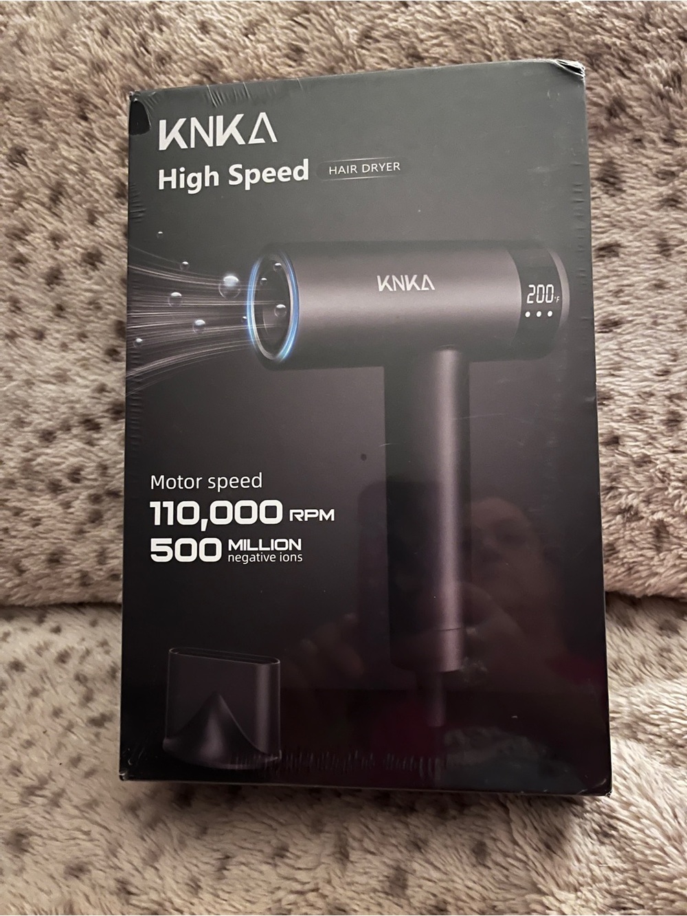 High Speed Black Hair Dryer - Fast Ionic Styling